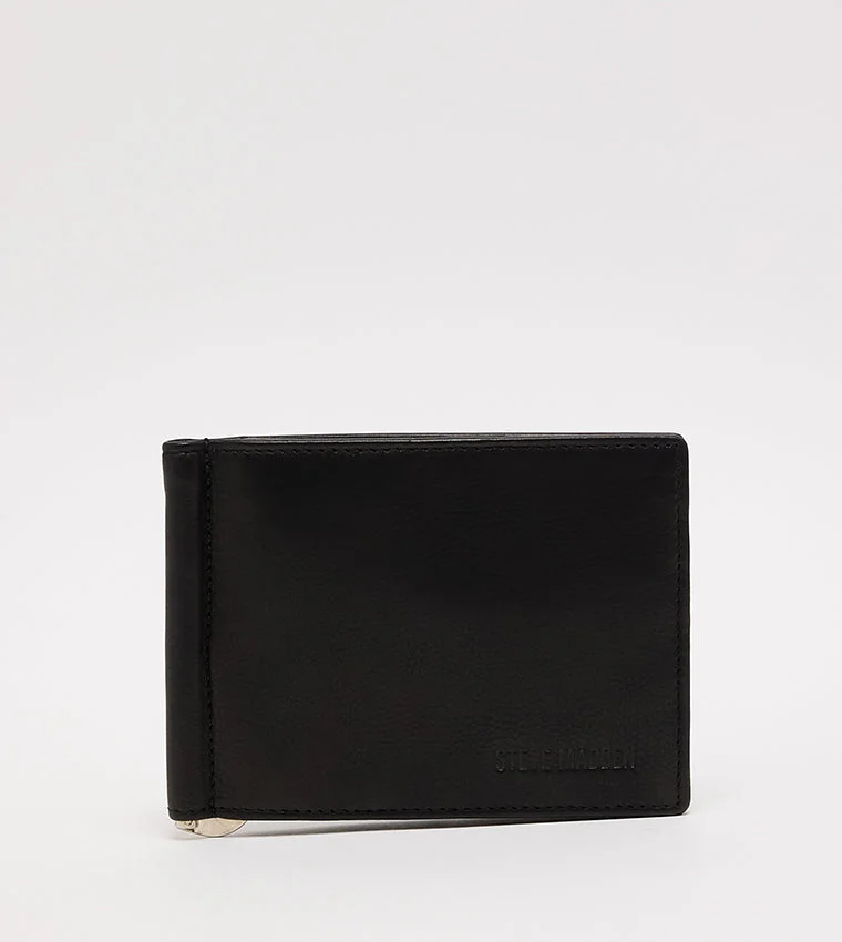STEVE MADDEN Steve madden signature men's black wallet wallets